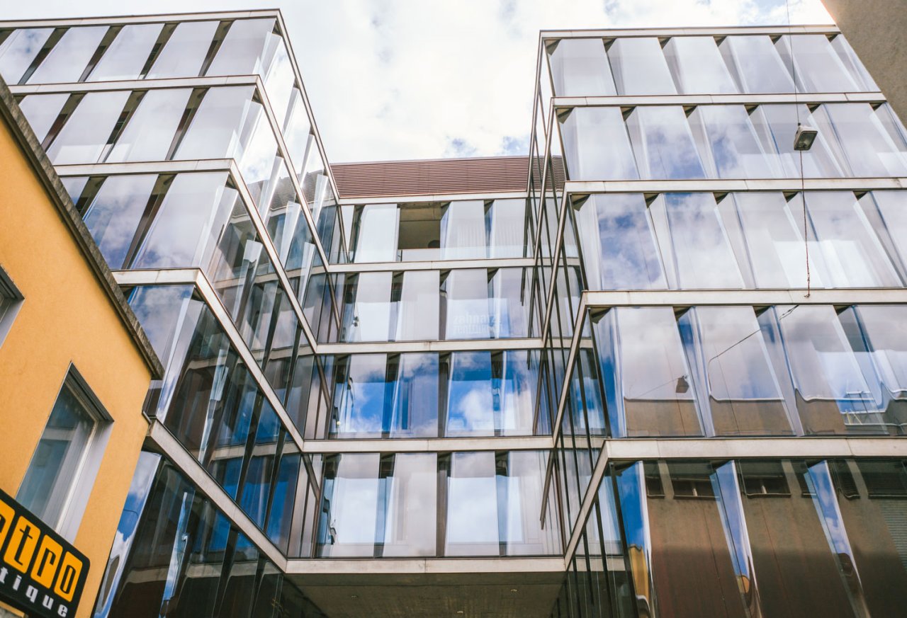 zahnarztzentrum.ch Aarau – Aussenansicht der Zahnarztpraxis