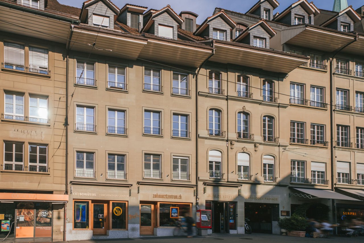 zahnarztzentrum.ch Bern Zytglogge – Aussenansicht der Zahnarztpraxis