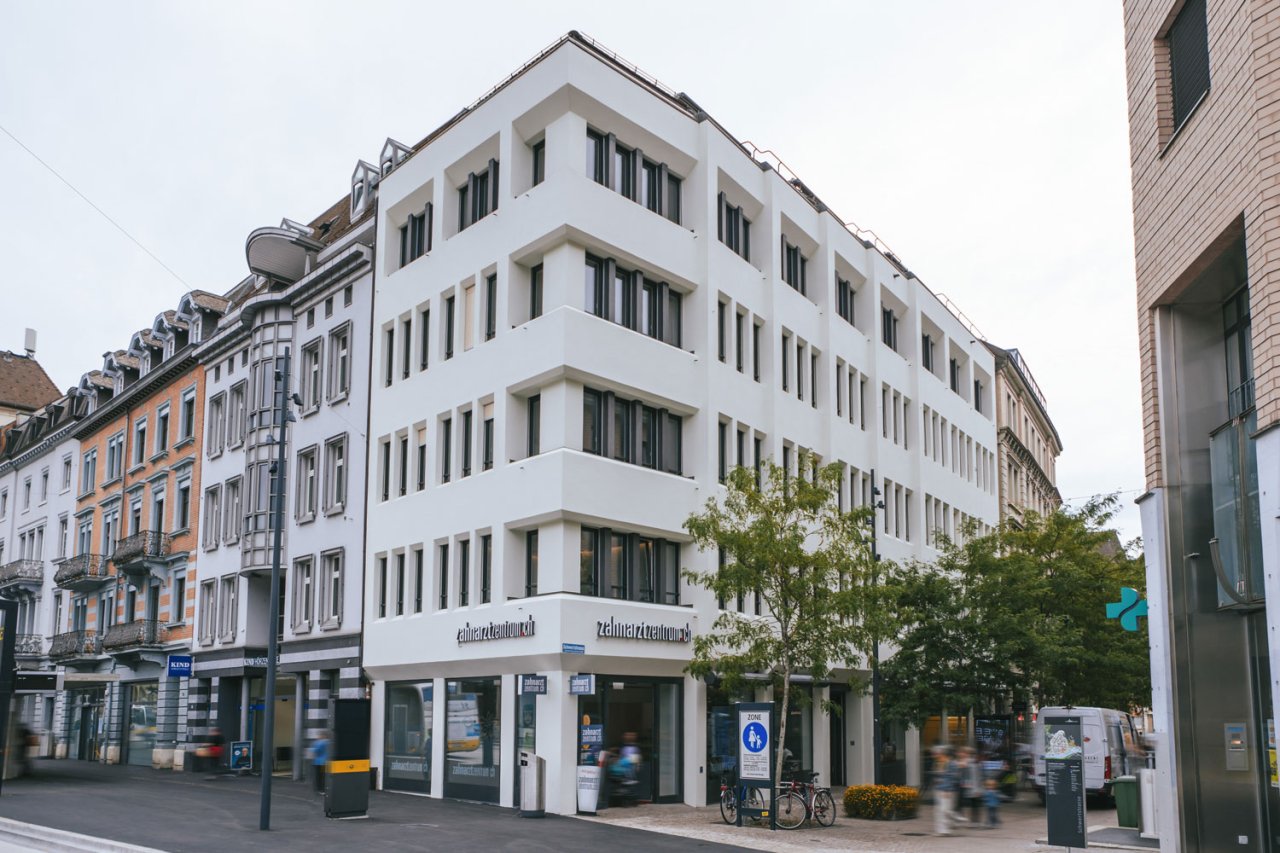 zahnarztzentrum.ch Schaffhausen – Aussenansicht der Zahnarztpraxis