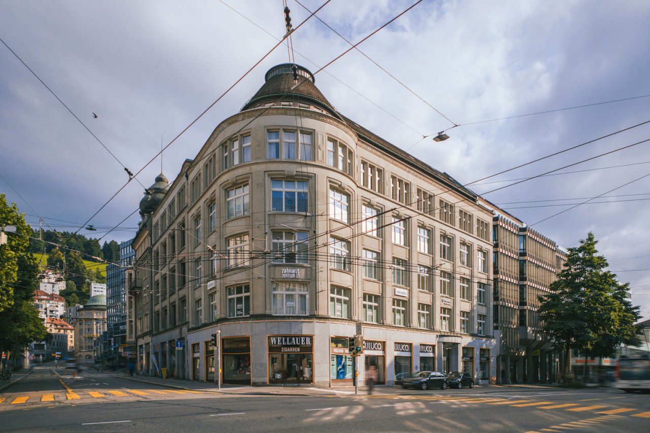 zahnarztzentrum.ch St. Gallen – Aussenansicht der Zahnarztpraxis