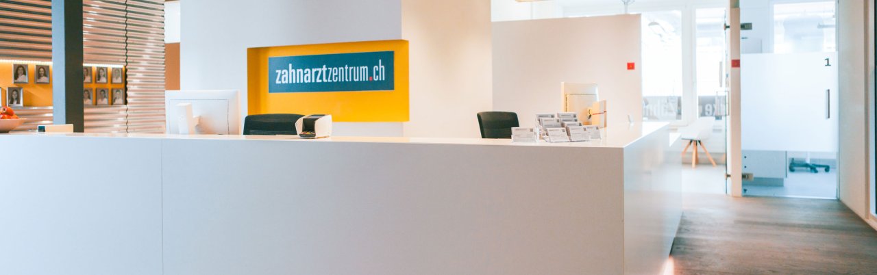 Rezeption im zahnarztzentrum.ch Burgdorf
